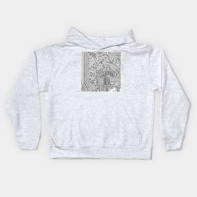 Still Life #1 in Black & White Kids Hoodie by markross